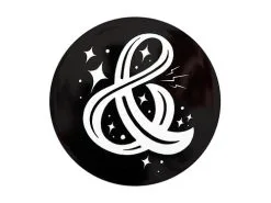 The Letterettes Ceramic Round Coaster 10.5cm & Gift Boxed""