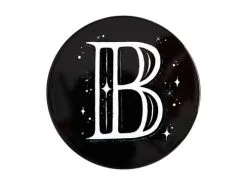 The Letterettes Ceramic Round Coaster 10.5cm B Gift Boxed""