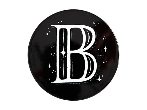 The Letterettes Ceramic Round Coaster 10.5cm B Gift Boxed"" 1 The Letterettes Ceramic Round Coaster 10.5cm B Gift Boxed""