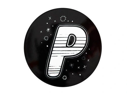 The Letterettes Ceramic Round Coaster 10.5cm P Gift Boxed"" 1 The Letterettes Ceramic Round Coaster 10.5cm P Gift Boxed""