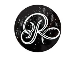 The Letterettes Ceramic Round Coaster 10.5cm R Gift Boxed""