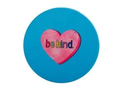 Kasey Rainbow Ceramic Coaster 10cm Be Kind