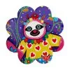 Donna Sharam Rainbow Jungle Ceramic Flower Coaster 10cm Slow Walker