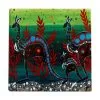 Melanie Hava Journeys Ceramic Coaster 10cm Kangaroos