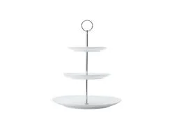 White Basics Diamonds 3-Tier Cake Stand