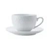White Basics Diamonds Demi Cup & Saucer 90ML