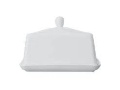 White Basics Butter Dish Gift Boxed