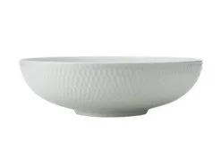 White Basics Diamonds Round Serving Bowl 25cm 5 White Basics Diamonds Round Serving Bowl 25cm -Tea & Coffee Shop dv0168 2