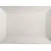 White Basics Diamonds Rectangular Platter 36x25cm Gift Boxed