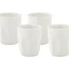 White Basics Latte Cup 200ML Set Of 4 Gift Boxed