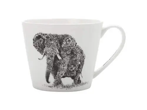 Marini Ferlazzo Mug African Elephant 450ML Sqt 1 Marini Ferlazzo Mug African Elephant 450ML Sqt