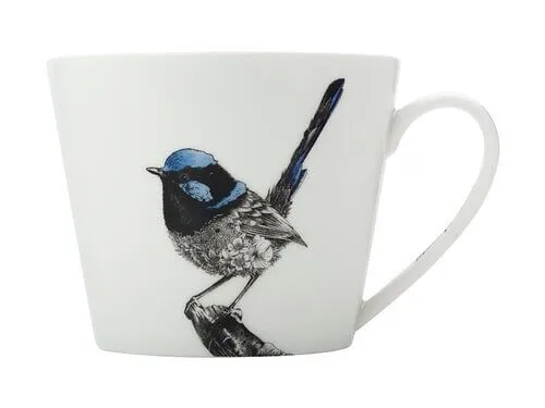 Marini Ferlazzo Birds Mug 450ML Sqt Superb Fairy-wren 1 Marini Ferlazzo Birds Mug 450ML Sqt Superb Fairy-wren