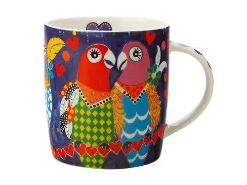 Love Hearts Mug 370ML Love Birds 1 Love Hearts Mug 370ML Love Birds