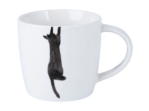 Marc Martin Feline Friends Mug 400ML Just Hanging On Gift Boxed 1 Marc Martin Feline Friends Mug 400ML Just Hanging On Gift Boxed