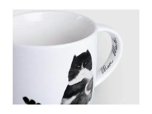 Marc Martin Feline Friends Mug 400ML Grumpy Cat Gift Boxed 2 Marc Martin Feline Friends Mug 400ML Grumpy Cat Gift Boxed - Image 2