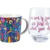 Kasey Rainbow Wild At Heart Mug & Glass Set Africa Navy Gift Boxed