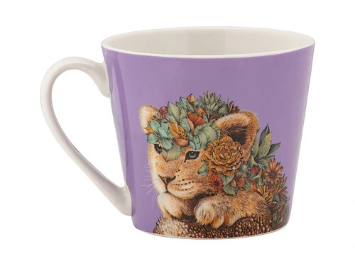 Marini Ferlazzo Wild Planet Mug 370ML Lion Gift Boxed 3 Marini Ferlazzo Wild Planet Mug 370ML Lion Gift Boxed - Image 3