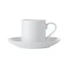 White Basics Straight Demi Cup & Saucer 100ML
