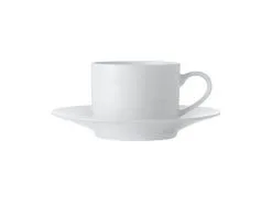 White Basics Straight Cup & Saucer 250ml