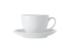 White Basics Cup & Saucer 280ML