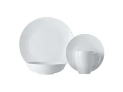 White Basics Fitzrovia Coupe Dinner Set 16 Piece