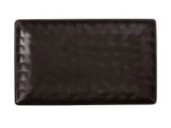 Gravity Rectangular Platter 39x24cm Black Gift Boxed