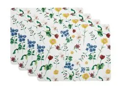 Posy Cork Back Placemat 34x26.5cm Set Of 4 Gift Boxed