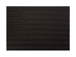 Table Accents Leather Look Placemat 43x30cm Black Plait