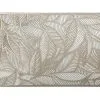 Table Accents Cut-Out Placemat 45x30cm Leaf Gold