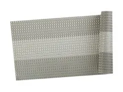 Table Accents Woven Lurex Runner 30x150cm Grey