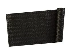 Table Accents Leather Look Runner 30x150cm Black Plait