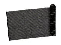 Table Accents Lurex Bamboo Weave Runner 30x150cm Black W/Gld