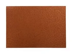 Table Accents Leather Look Mosaic Placemat 43x30cm Copper