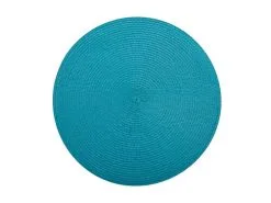 Table Accents Round Placemat 38cm Turquoise
