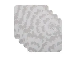 Gerbera Cork Back Coaster 10.5cm Set Of 4 Gift Boxed