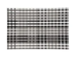 Table Accents Placemat 45x30cm White Grey Check