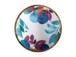 Samba Mango Wood Serving Bowl Enamel Finish 34cm -Tea & Coffee Shop gx0197 top