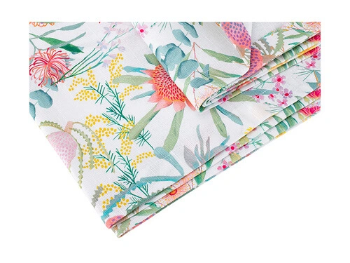 Royal Botanic Gardens Native Blooms Cotton Rectangular Tablecloth 270x150cm 2 Royal Botanic Gardens Native Blooms Cotton Rectangular Tablecloth 270x150cm - Image 2