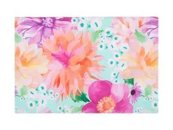 Teas & C's Dahlia Daze Cotton Placemat 45x30cm Sky