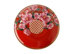 Teas & C's Silk Road Tea For One With Infuser 380ML Cherry Red Gift Boxed -Tea & Coffee Shop hv0157 3f