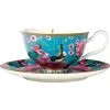 Teas & C's Silk Road Footed Cup & Saucer 200ML Aqua Gift Boxed