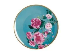 Teas & C's Silk Road Coupe Plate 19.5cm Aqua Gift Boxed