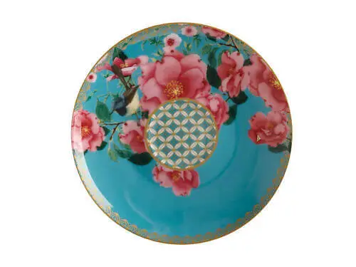 Teas & C's Silk Road Demi Cup & Saucer 85ML Set Of 2 Aqua Gift Boxed 2 Teas & C's Silk Road Demi Cup & Saucer 85ML Set Of 2 Aqua Gift Boxed - Image 2