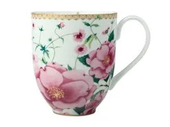 Teas & C's Silk Road Coupe Mug 440ML White Gift Boxed