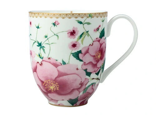 Teas & C's Silk Road Coupe Mug 440ML White Gift Boxed 1 Teas & C's Silk Road Coupe Mug 440ML White Gift Boxed