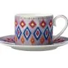 Teas & C's Zanzibar Demi Cup & Saucer 100ML Set Of 2 Gift Boxed