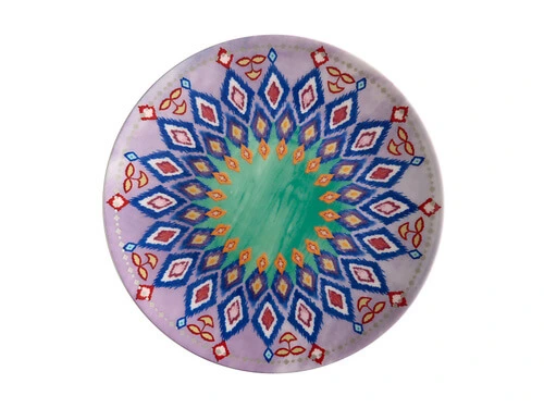 Teas & C's Zanzibar Coupe Plate 19.5cm Diamonds Gift Boxed 1 Teas & C's Zanzibar Coupe Plate 19.5cm Diamonds Gift Boxed