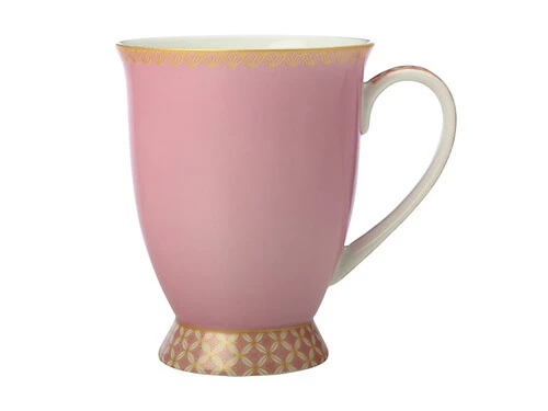 Teas & C's Classic Footed Mug 300ML Hot Pink Gift Boxed 1 Teas & C's Classic Footed Mug 300ML Hot Pink Gift Boxed