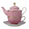 Teas & C's Classic Tea For One With Infuser 380ML Hot Pink Gift Boxed