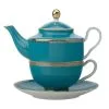 Teas & C's Classic Tea For One With Infuser 380ML Aqua Gift Boxed